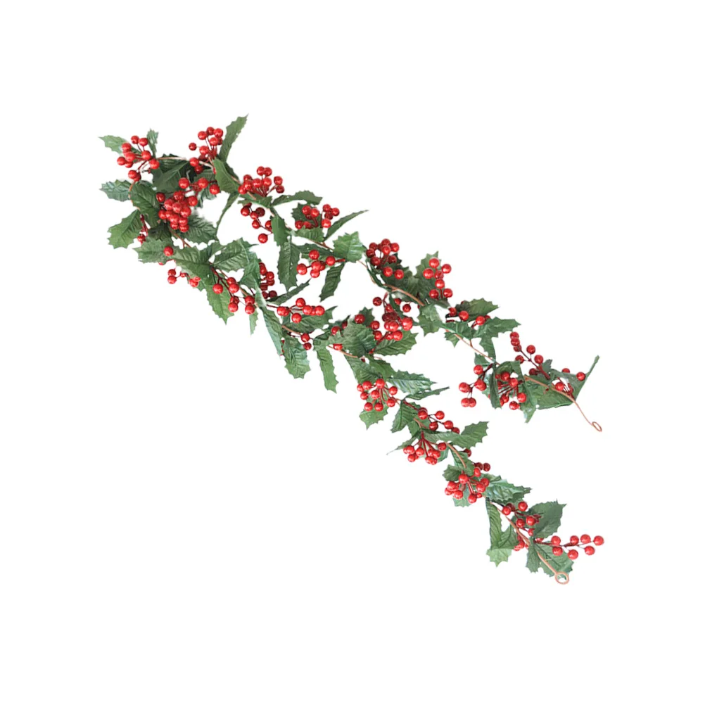 FlexibleChristmas Realistic Red Berries Xmas Decorations Weddings Home Shop Door Festive Plastic Leaf Vines Rattan Hanging
FlexibleChristmas Realistic Red Berries Xmas Decorations Weddings Home Shop Door Festive Plastic Leaf Vines Rattan Hanging
