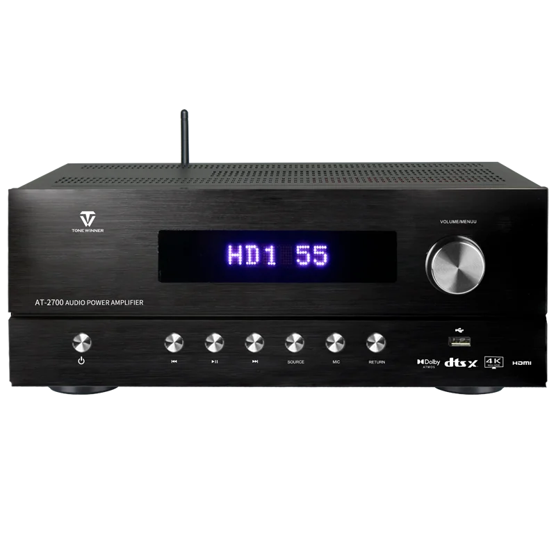 5.1.2 Channels Dolby Atmos DTSX Decoding AV Receiver Bluetooth Transmission Home Power Amplifier For Music Sound
5.1.2 Channels Dolby Atmos DTSX Decoding AV Receiver Bluetooth Transmission Home Power Amplifier For Music Sound