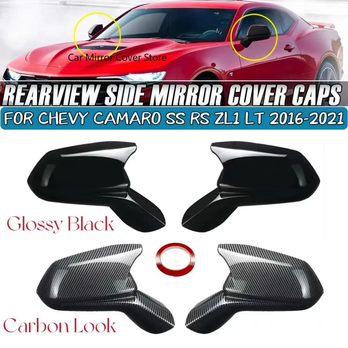 Пара накладок на зеркало для Chevy Camaro SS RS ZL1 LT 2016 2017 2018 2019 2020 2021, накладка на боковое зеркало заднего вида в стиле рога 
Пара накладок на зеркало для Chevy Camaro SS RS ZL1 LT 2016 2017 2018 2019 2020 2021, накладка на боковое зеркало заднего вида в стиле рога