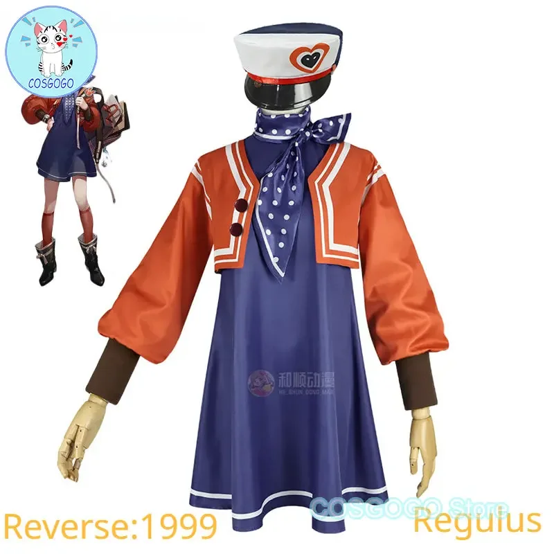 Реверс игры: 1999 Regulus, карнавальный костюм, женское платье, костюм со шляпой, милая праздничная униформа на Хэллоуин, одежда в стиле аниме
Реверс игры: 1999 Regulus, карнавальный костюм, женское платье, костюм со шляпой, милая праздничная униформа на Хэллоуин, одежда в стиле аниме