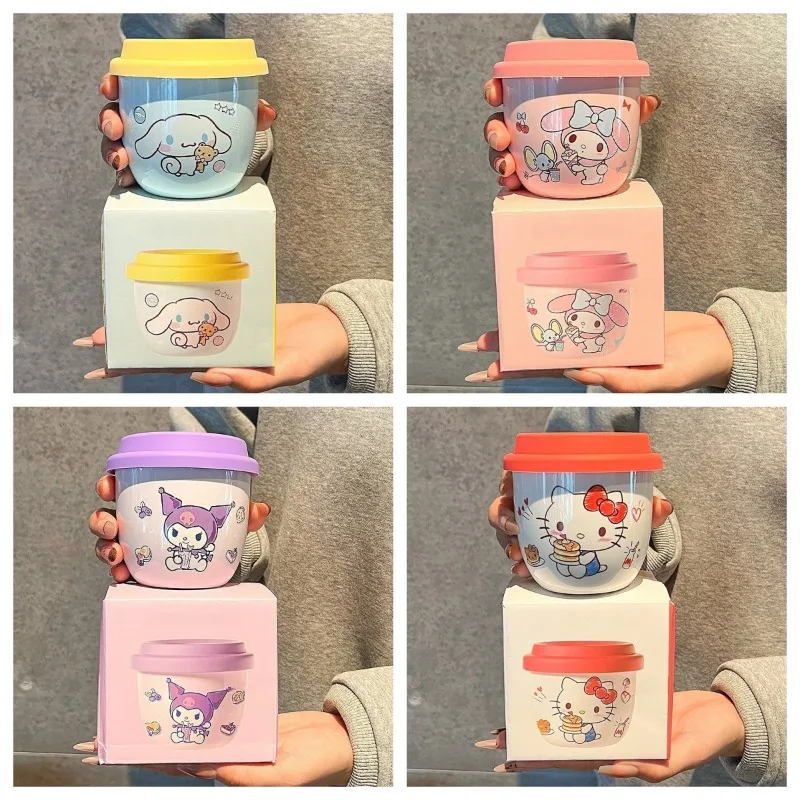 Kawaii Hello Kitty Ceramics Mug Anime Kuromi My Melody Student with Cover Coffee Cup Children Breakfast Milk Cup Festival Gift
Kawaii Hello Kitty Ceramics Mug Anime Kuromi My Melody Student with Cover Coffee Cup Children Breakfast Milk Cup Festival Gift
