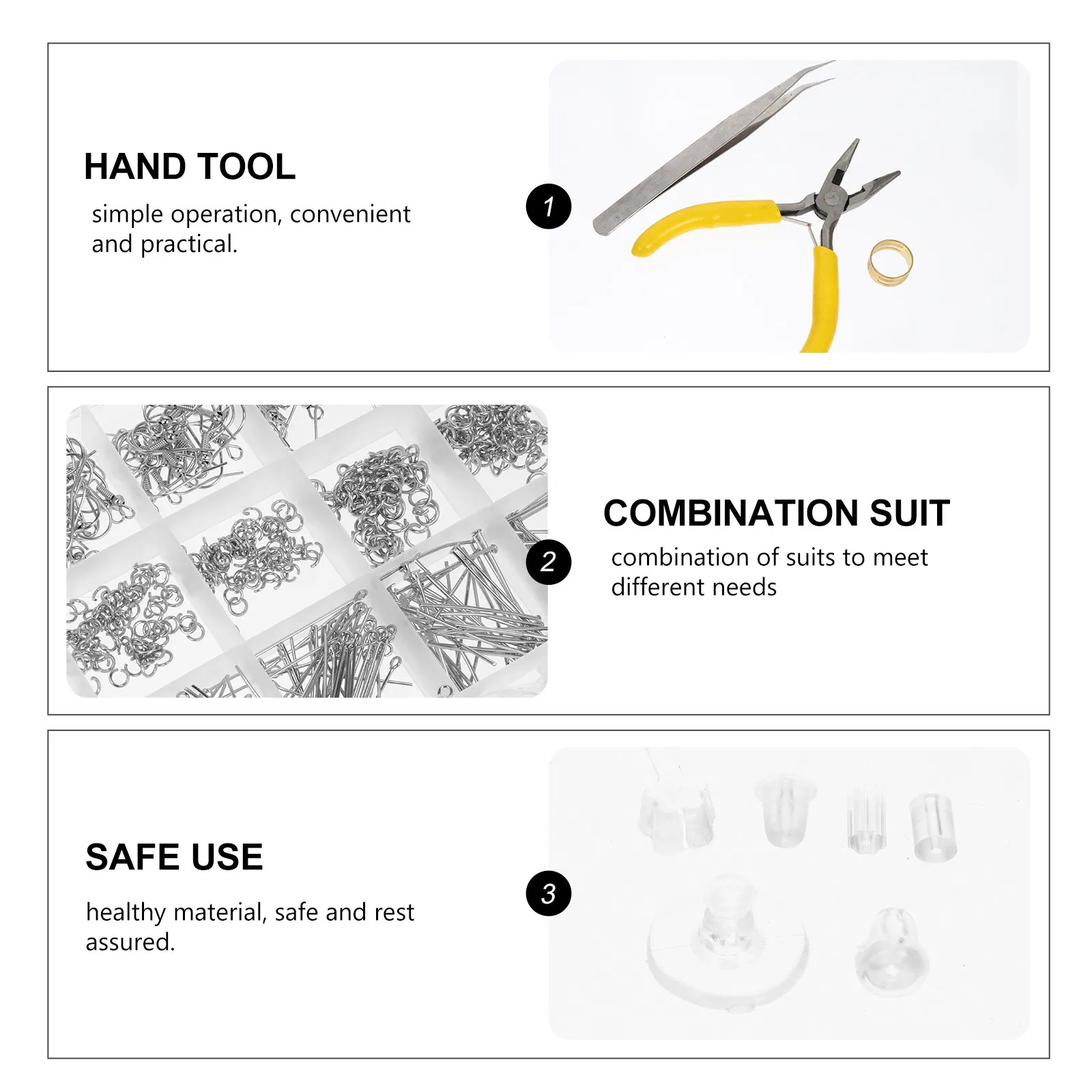 1Set Elegant DIY Earring Supplies Jewelry Making Hooks for Handmade Drops Lightweight Eye-Catching Design Unique Charm Crafting
1Set Elegant DIY Earring Supplies Jewelry Making Hooks for Handmade Drops Lightweight Eye-Catching Design Unique Charm Crafting