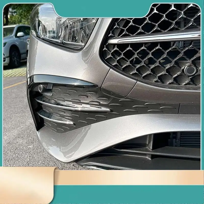 Silver Plating Front Bumpers Lip Front Grille Trim For Benz A Class W177 A180 2023+ AMG 2018+ Car Spoiler Sticker Replacement-N3
Silver Plating Front Bumpers Lip Front Grille Trim For Benz A Class W177 A180 2023+ AMG 2018+ Car Spoiler Sticker Replacement-N3