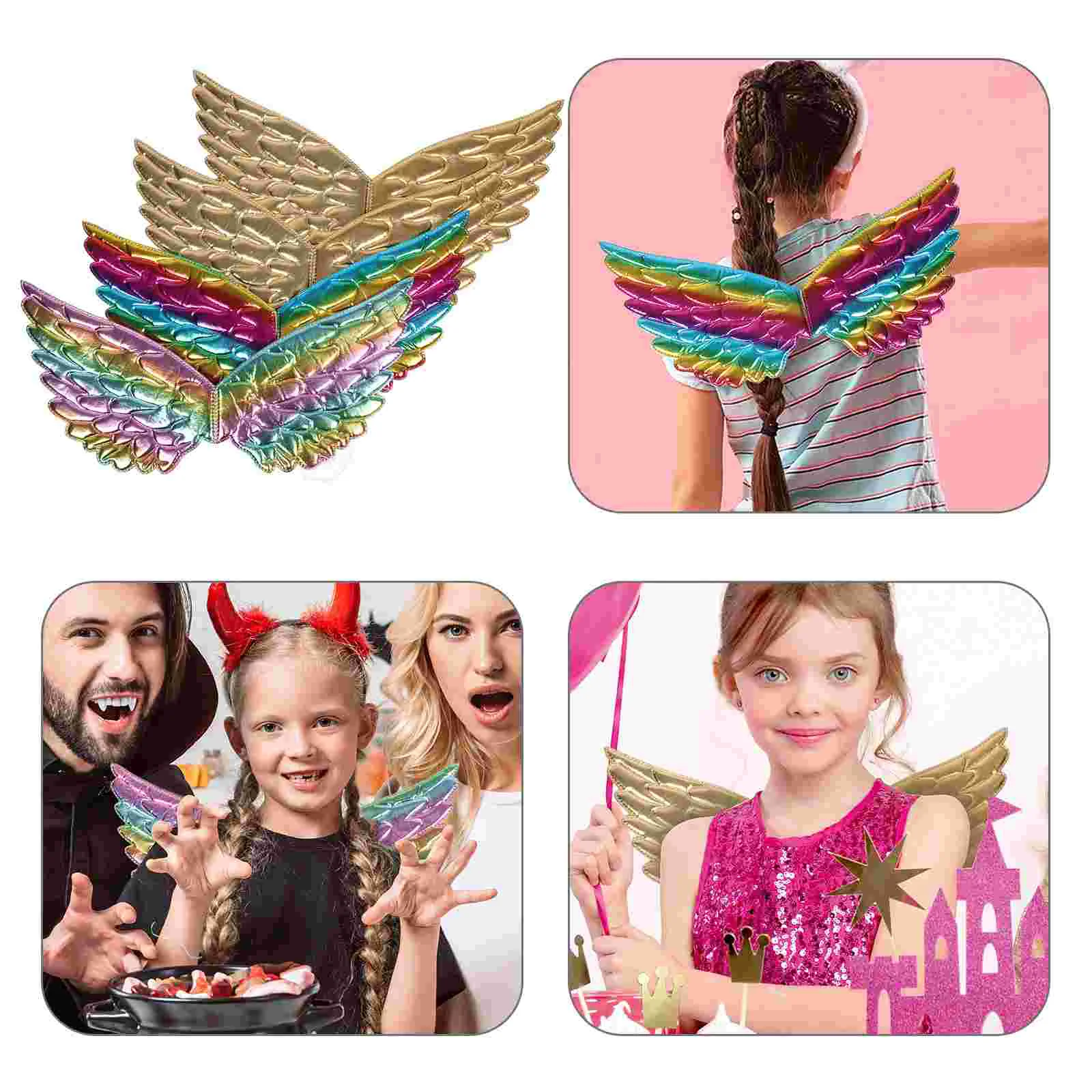 4pcs Butterfly Wings Kids Performance Dress Up Cosplay Party Costume Props Golden Deep Light Colors Premium Cloth
4pcs Butterfly Wings Kids Performance Dress Up Cosplay Party Costume Props Golden Deep Light Colors Premium Cloth