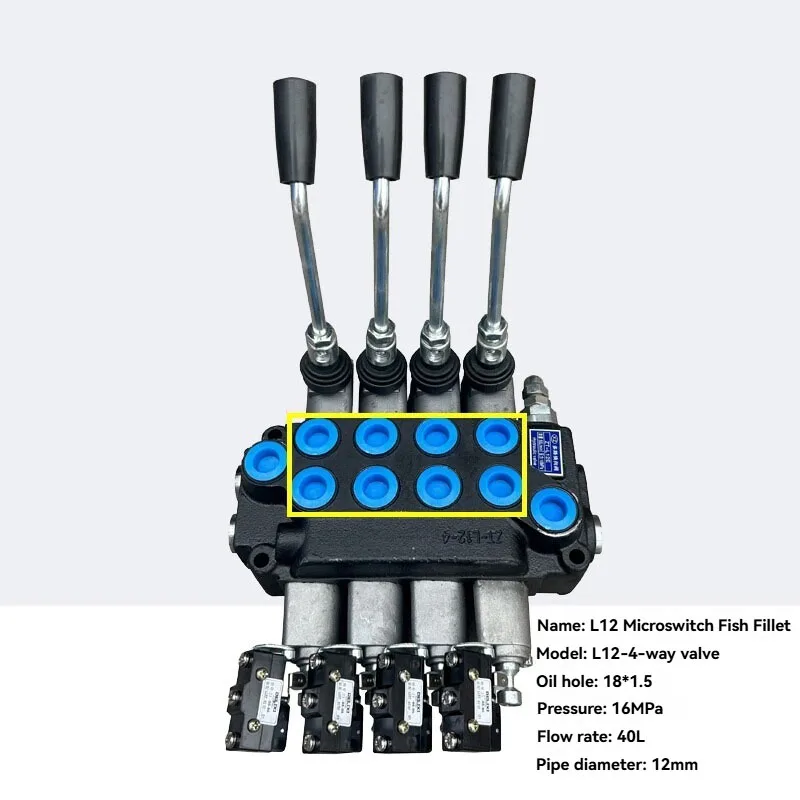 4-way Valve Hydraulic Distribution Valve Micro Switch Travel Limit Switch Distributor
4-way Valve Hydraulic Distribution Valve Micro Switch Travel Limit Switch Distributor