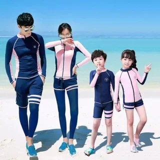 Family Matching Swimwear Couple Long-Sleeved Diving Clothes Family Seaside Sun Protection Set Men Women Boy Girl Bathing Suit
Family Matching Swimwear Couple Long-Sleeved Diving Clothes Family Seaside Sun Protection Set Men Women Boy Girl Bathing Suit