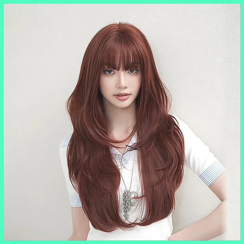 Korean Style Wavy Synthetic Heat Resistant Fiber Full Wig, Natural Look Hairpiece for Women
Korean Style Wavy Synthetic Heat Resistant Fiber Full Wig, Natural Look Hairpiece for Women