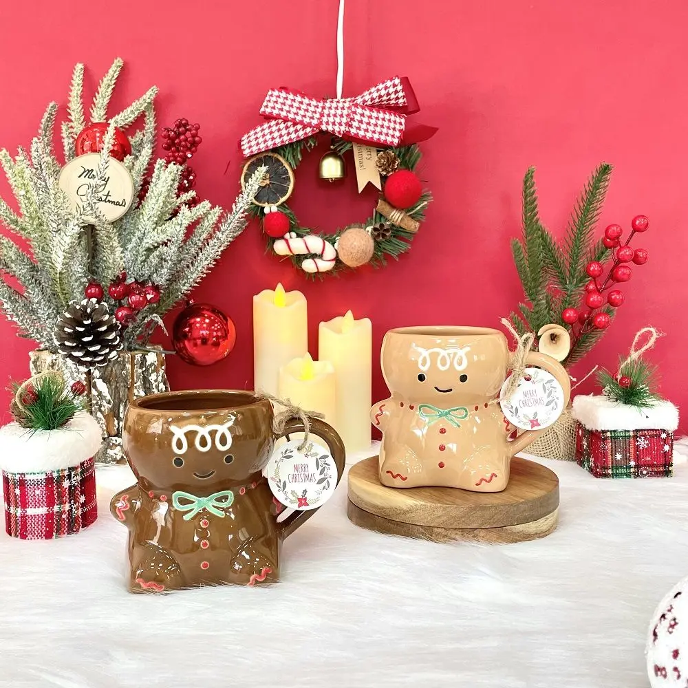 Nordic style Christmas red and green color scheme mug ceramic coffee cup water cup Christmas gift foreign trade ceramics 
Nordic style Christmas red and green color scheme mug ceramic coffee cup water cup Christmas gift foreign trade ceramics