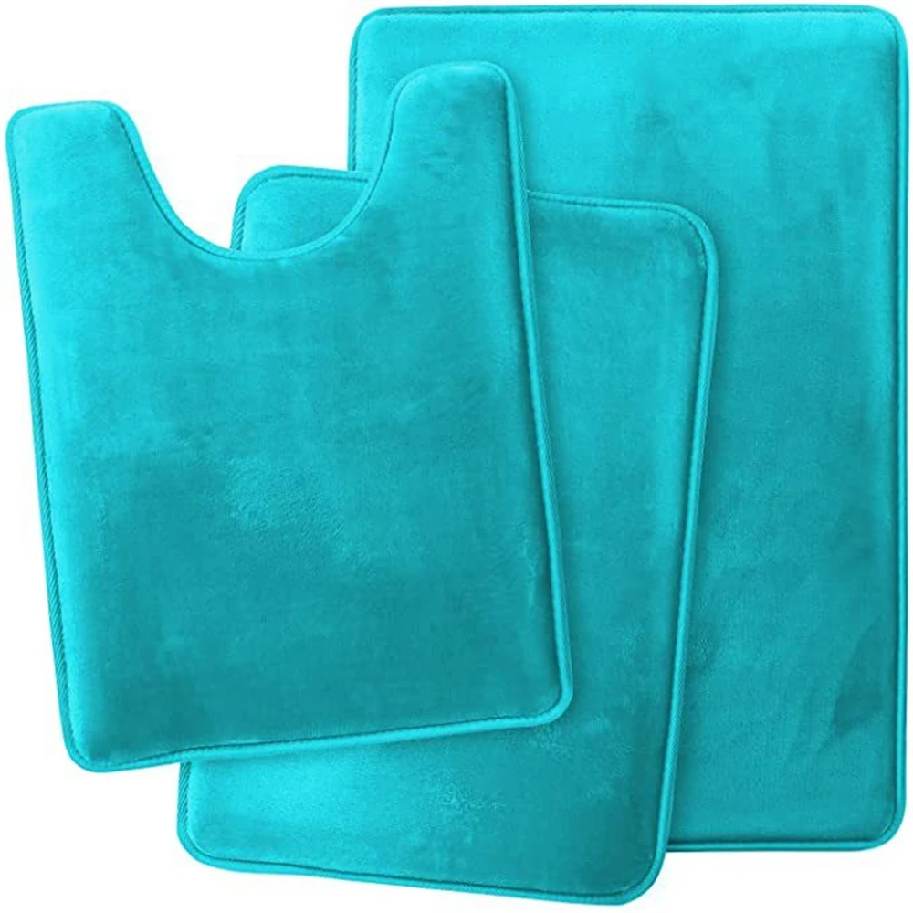 Blue Red Bathroom Three-piece Blue Carpet Foot Mat Bathroom non-slip TAbsorb Wate Bathroom Decoration Set
Blue Red Bathroom Three-piece Blue Carpet Foot Mat Bathroom non-slip TAbsorb Wate Bathroom Decoration Set