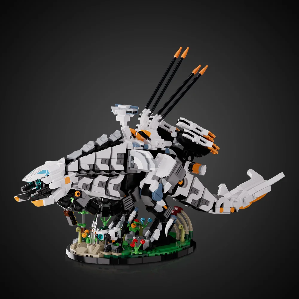 MOC Horizon Thunderjaw Mechanical Beast Bricks Model Forbidden West Game Thunder Fang Monster Building Blocks Toys Birthday Gift
MOC Horizon Thunderjaw Mechanical Beast Bricks Model Forbidden West Game Thunder Fang Monster Building Blocks Toys Birthday Gift