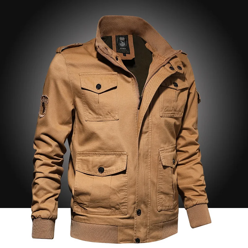 Men Jackets Zipper Bomber Coat Male Windbreaker Outdoor Military Fashion Clothing Autumn Tops 2024
Men Jackets Zipper Bomber Coat Male Windbreaker Outdoor Military Fashion Clothing Autumn Tops 2024