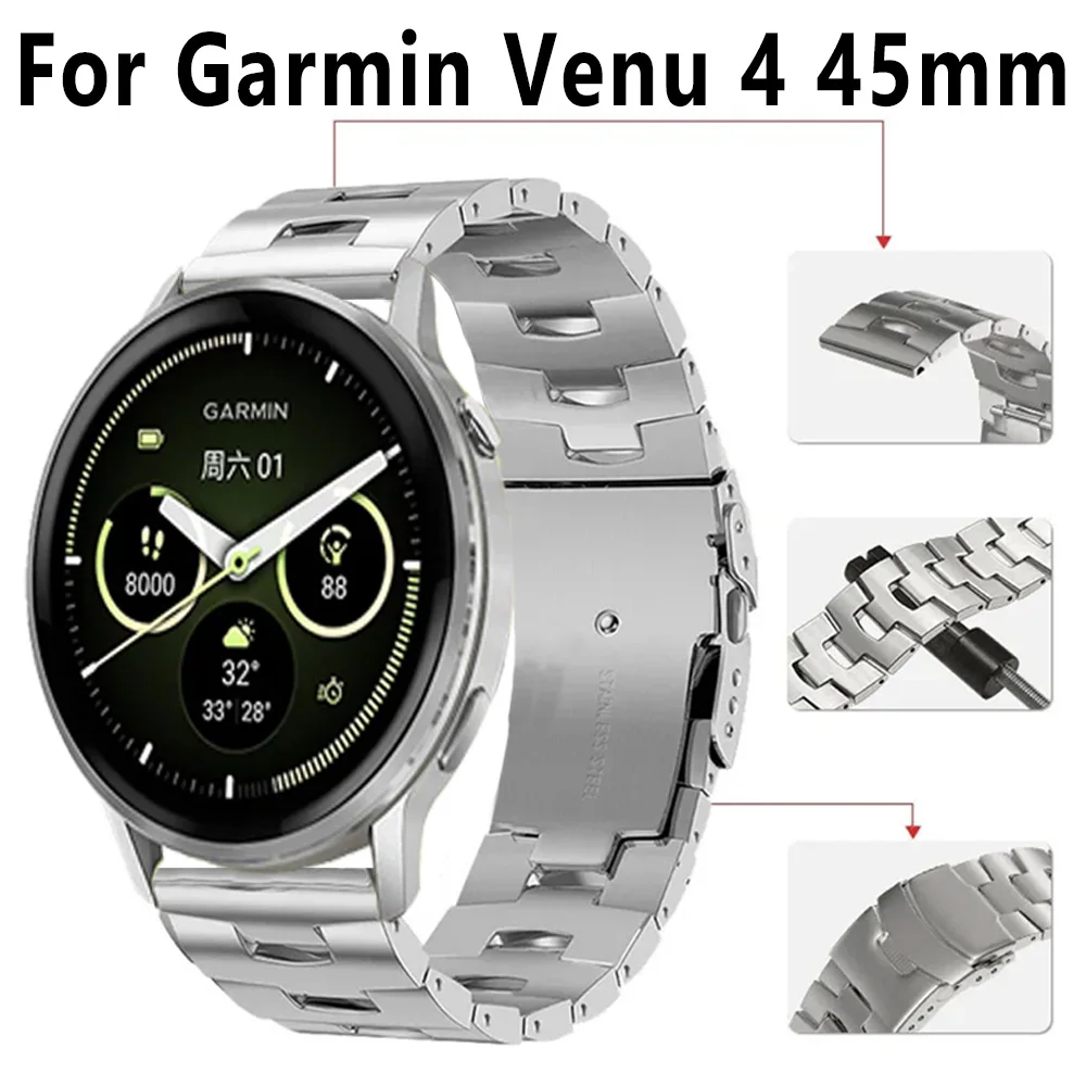 22mm Oracle Titanium Strap For Garmin Venu 4 45mm Forerunner 570 47mm/970 965 955 255 265 745 High Quality Bracelet Accessories
22mm Oracle Titanium Strap For Garmin Venu 4 45mm Forerunner 570 47mm/970 965 955 255 265 745 High Quality Bracelet Accessories