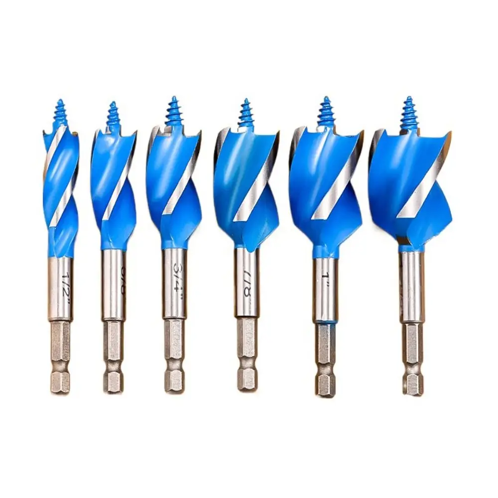 6pcs Solid Three Slot Twist Drill Bit Hex Handle High Hardness Auger Drill Bits High Carbon Steel Antirust Hole Opener Door
6pcs Solid Three Slot Twist Drill Bit Hex Handle High Hardness Auger Drill Bits High Carbon Steel Antirust Hole Opener Door
