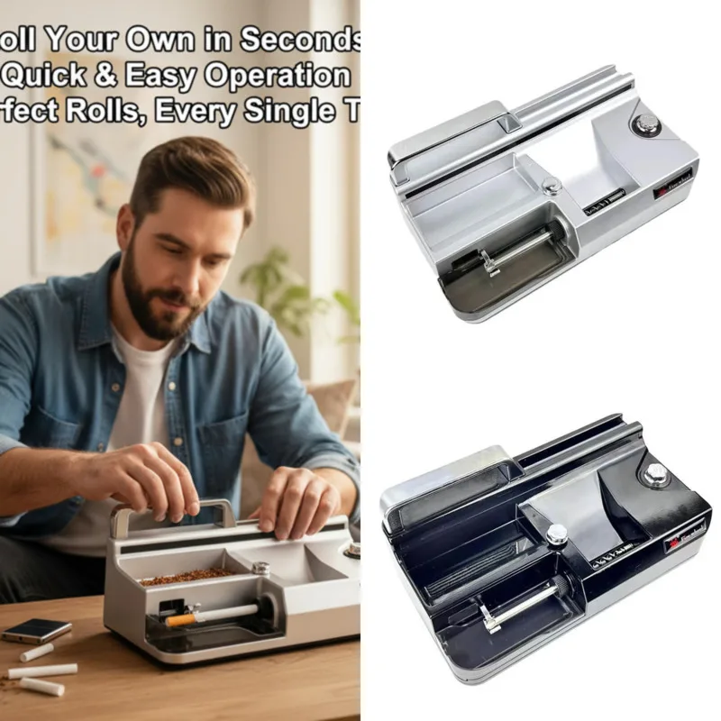 3 Size Maker For King 100s Electric Cigarette Rolling Machine Automatic Tobacco Injector And Slim Tubes High Power Home Use New
3 Size Maker For King 100s Electric Cigarette Rolling Machine Automatic Tobacco Injector And Slim Tubes High Power Home Use New