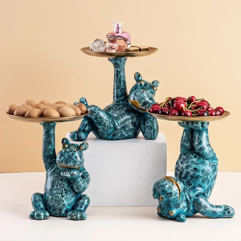 Creative hippo resin sculpture sundries storage tray Ornaments living room desktop fruit snack tray home decoration wedding gift
Creative hippo resin sculpture sundries storage tray Ornaments living room desktop fruit snack tray home decoration wedding gift