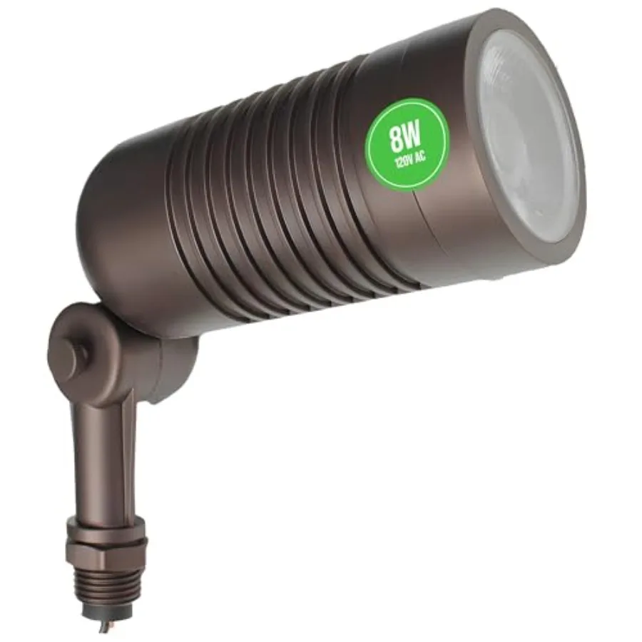 Outdoor Landscape Spotlights 3000K/4000K/5000K Color Changing Options in Aluminum Housing 120 Voltage Integrated LED Outdoor Sp
Outdoor Landscape Spotlights 3000K/4000K/5000K Color Changing Options in Aluminum Housing 120 Voltage Integrated LED Outdoor Sp