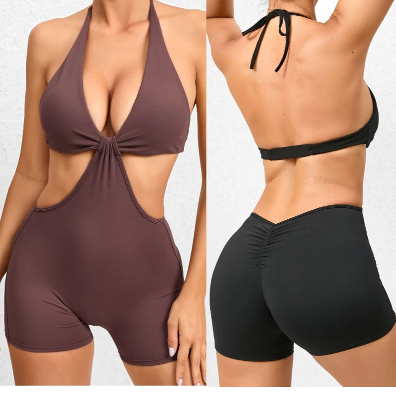 2 in 1 Yoga Sets for Women Halter Gym Suits Scrunch Butt Workout Clothes Summer Shorts
2 in 1 Yoga Sets for Women Halter Gym Suits Scrunch Butt Workout Clothes Summer Shorts