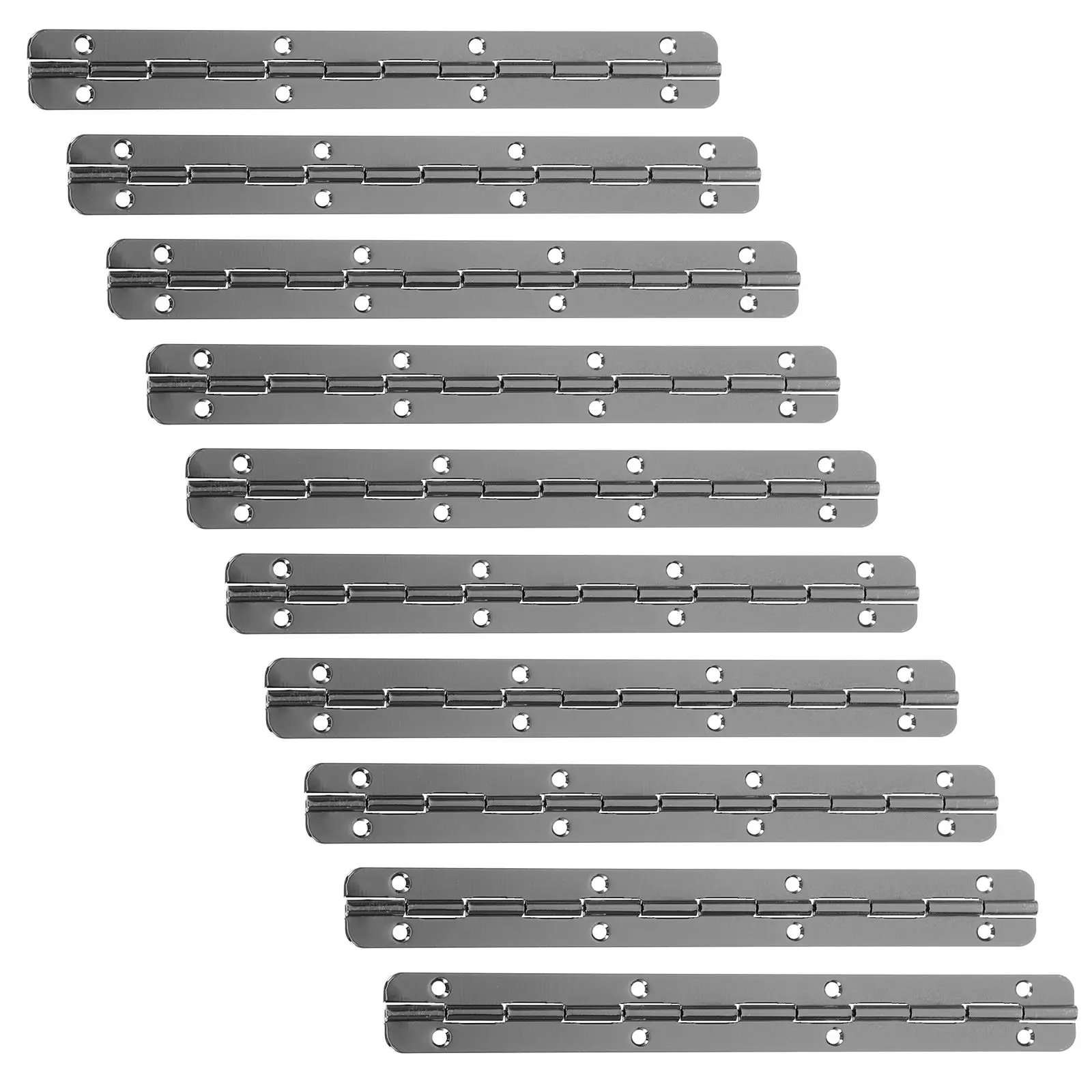 10pcs Long Piano Hinge 150x17mm Heavy Duty Iron for Cabinet Doors Boxes Woodworking Continuous Flush
10pcs Long Piano Hinge 150x17mm Heavy Duty Iron for Cabinet Doors Boxes Woodworking Continuous Flush