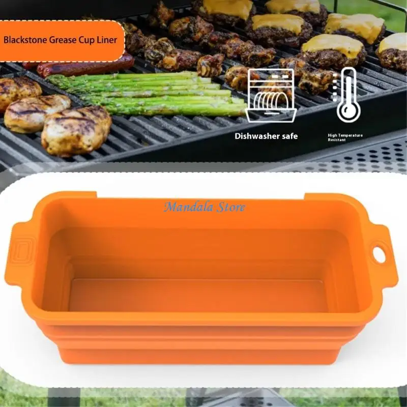 U2JC Reusable BBQ Oil Drip Tray Silicones For Griddles Grilling Experience
U2JC Reusable BBQ Oil Drip Tray Silicones For Griddles Grilling Experience