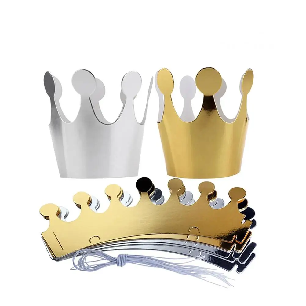 10pcs Crown Hat Birthday Decorations Shiny Unique Design Kids Adult Party Hats Photo Prop Celebration Accessories
10pcs Crown Hat Birthday Decorations Shiny Unique Design Kids Adult Party Hats Photo Prop Celebration Accessories