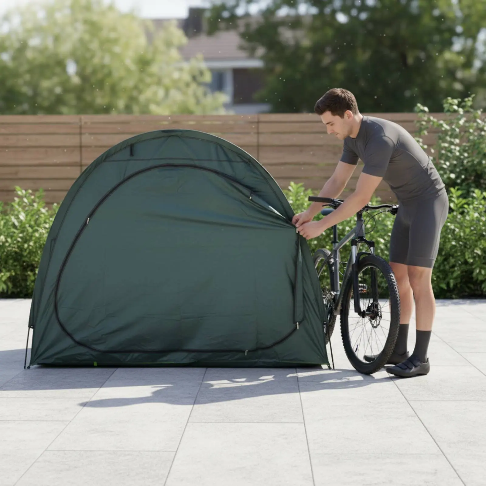 Bike Storage Tent Versatile Two-Wheeler Storage Tent Foldable Bike Garage Weatherproof Water-Resistant for Backyard, Camping
Bike Storage Tent Versatile Two-Wheeler Storage Tent Foldable Bike Garage Weatherproof Water-Resistant for Backyard, Camping
