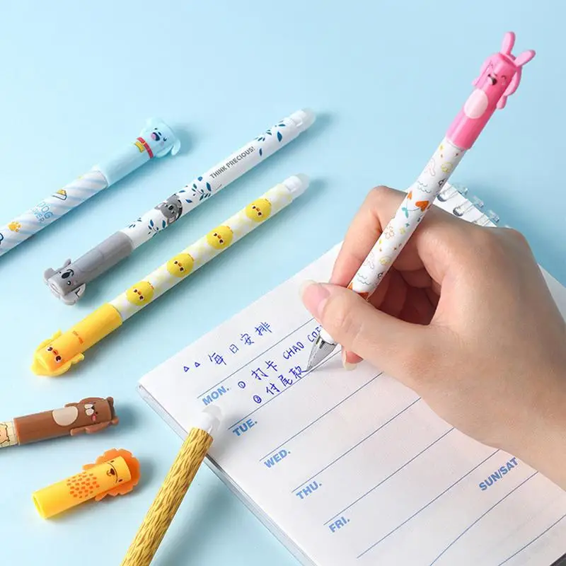 Erasable Gel Pens Fine Point 0.5mm Ink Pencil 6 Pieces Erasable Pens Cute Eraser Pencil Smooth Office Supplies For Writing
Erasable Gel Pens Fine Point 0.5mm Ink Pencil 6 Pieces Erasable Pens Cute Eraser Pencil Smooth Office Supplies For Writing