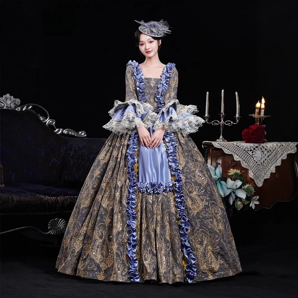 European Aristocratic Court Dress High Retro Drama Stage Drama Photo Role Play Tabletop Game Costume Ball Dress Vestidos De Gala
European Aristocratic Court Dress High Retro Drama Stage Drama Photo Role Play Tabletop Game Costume Ball Dress Vestidos De Gala