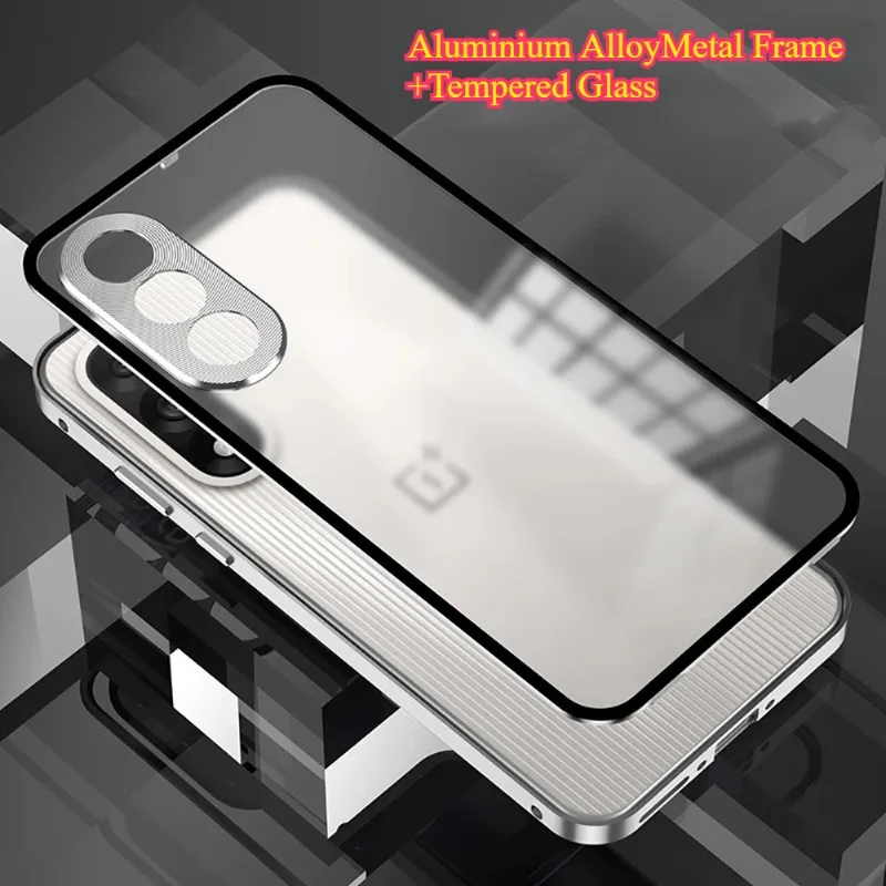 Shockproof Hard Back Cover for Oneplus Nord 5 CE5 ACE 5 Ultra Aluminium Alloy Metal Frame Bumper + Tempered Glass Phone Case
Shockproof Hard Back Cover for Oneplus Nord 5 CE5 ACE 5 Ultra Aluminium Alloy Metal Frame Bumper + Tempered Glass Phone Case