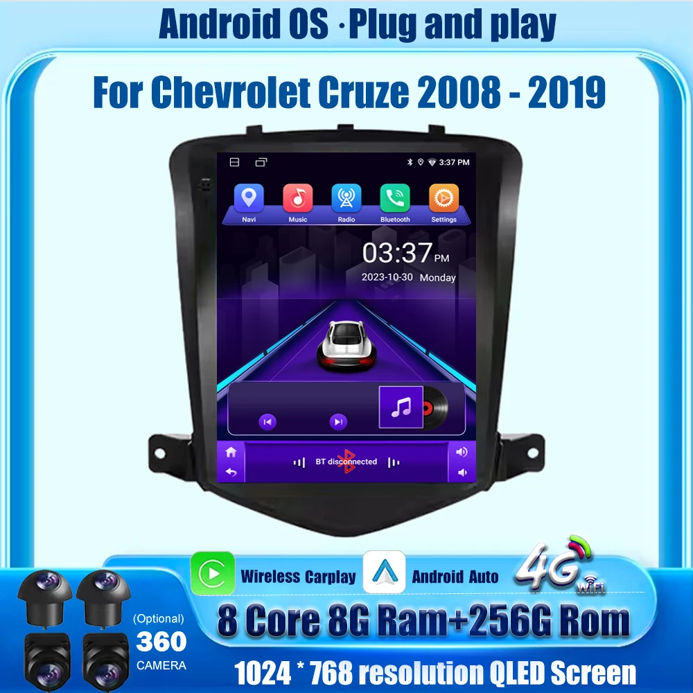 9.7'' Android 16 Auto For Chevrolet Cruze 2008-2019 Car Radio Stereo Multimedia Player Navigaion Screen Head Unit Carplay BT DSP
9.7'' Android 16 Auto For Chevrolet Cruze 2008-2019 Car Radio Stereo Multimedia Player Navigaion Screen Head Unit Carplay BT DSP