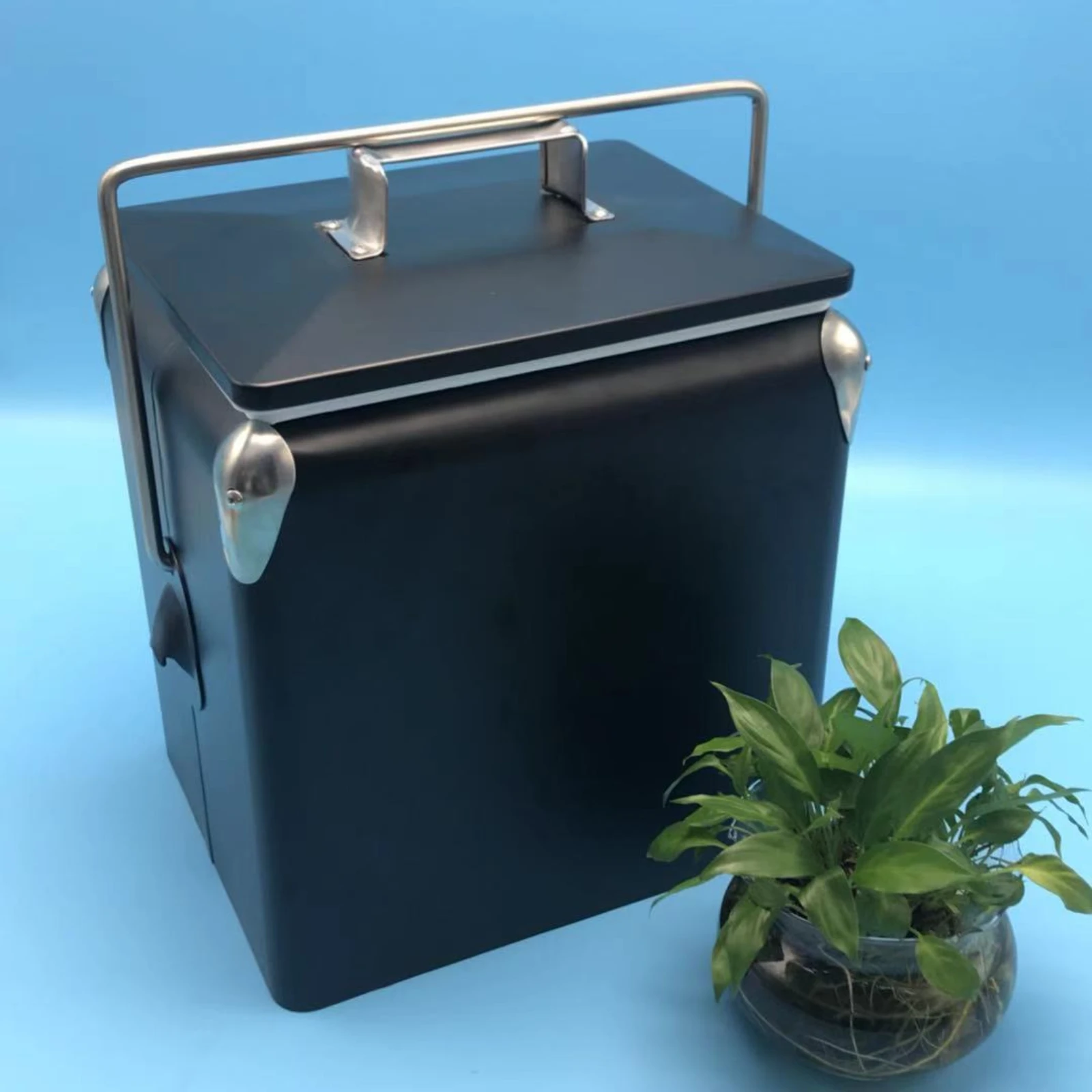 Metal Cooler Box Powder-Coated 13 L Cooler Box Ice Chest Insulated Outdoor Storage Ultra-Light for Travel, Car
Metal Cooler Box Powder-Coated 13 L Cooler Box Ice Chest Insulated Outdoor Storage Ultra-Light for Travel, Car