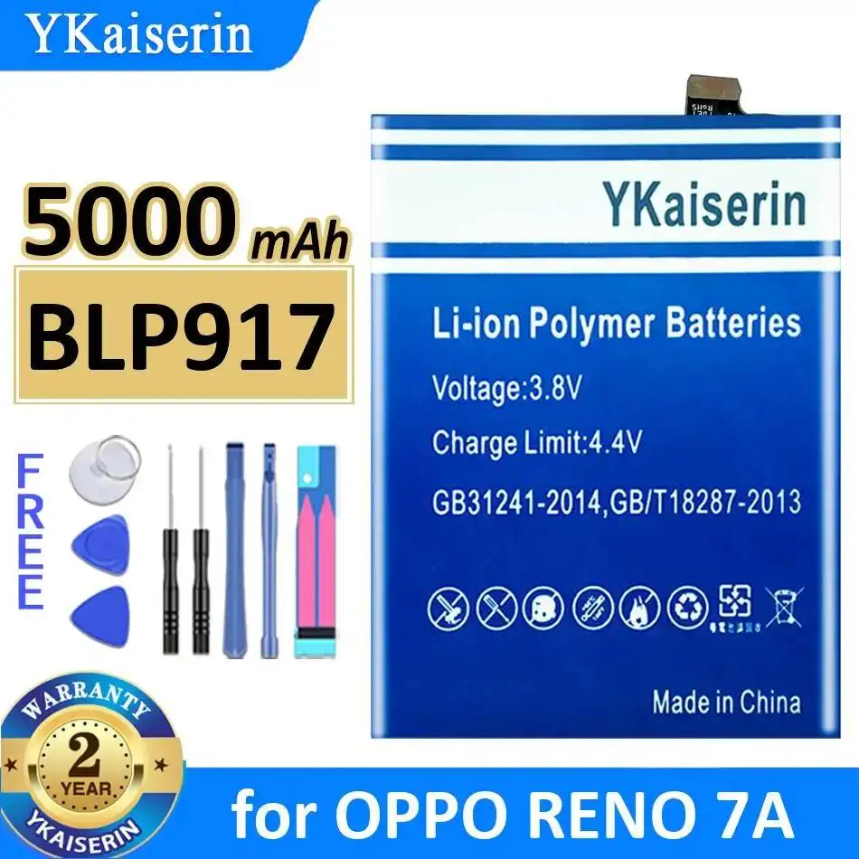 5000mAh BLP917 Mobile Phone Battery For Oppo Reno 7A High Compatibility
5000mAh BLP917 Mobile Phone Battery For Oppo Reno 7A High Compatibility
