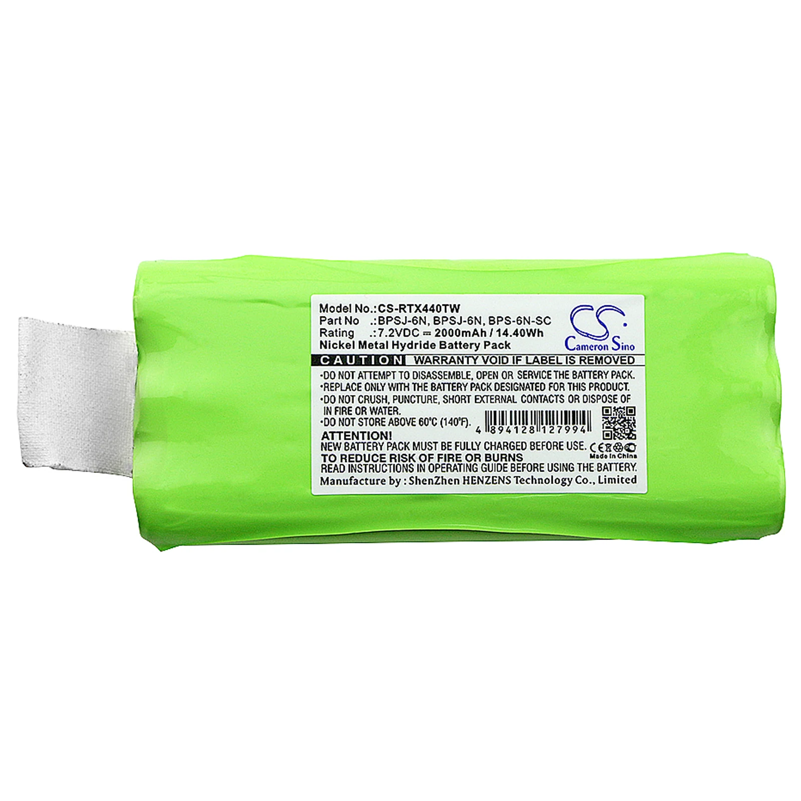 Walkie-talkie Battery For Ritron JMX 441D, JMX II, JMX IV, Patriot SST, BPS-6N-MH, BPS-6N-SC, BPSJ-6N
Walkie-talkie Battery For Ritron JMX 441D, JMX II, JMX IV, Patriot SST, BPS-6N-MH, BPS-6N-SC, BPSJ-6N