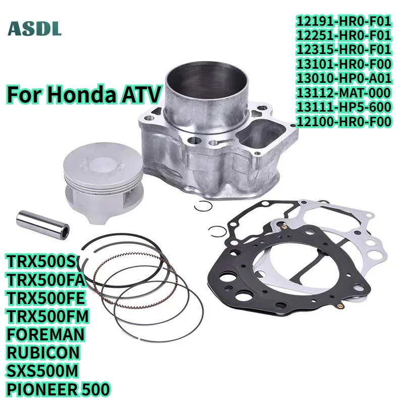 12100-HR0-F00 Moto Engine Cylinder Piston Ring Gasket Kit 92mm for Honda ATV TRX500 FA5 FA6 FA7 FE FE1 2 FM SXS500M PIONEER 500
12100-HR0-F00 Moto Engine Cylinder Piston Ring Gasket Kit 92mm for Honda ATV TRX500 FA5 FA6 FA7 FE FE1 2 FM SXS500M PIONEER 500