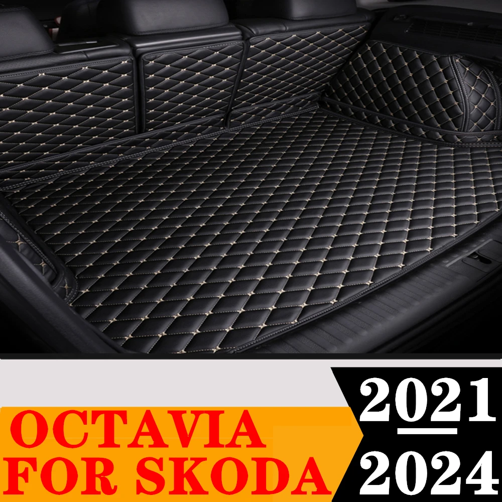 Полный Комплект ковриков для багажника автомобиля на заказ для Skoda Octavia Sedan 2024 2023-2021, Задняя подкладка для груза, багажник, коврик для багажа, Автомобильный Ковер
Полный Комплект ковриков для багажника автомобиля на заказ для Skoda Octavia Sedan 2024 2023-2021, Задняя подкладка для груза, багажник, коврик для багажа, Автомобильный Ковер