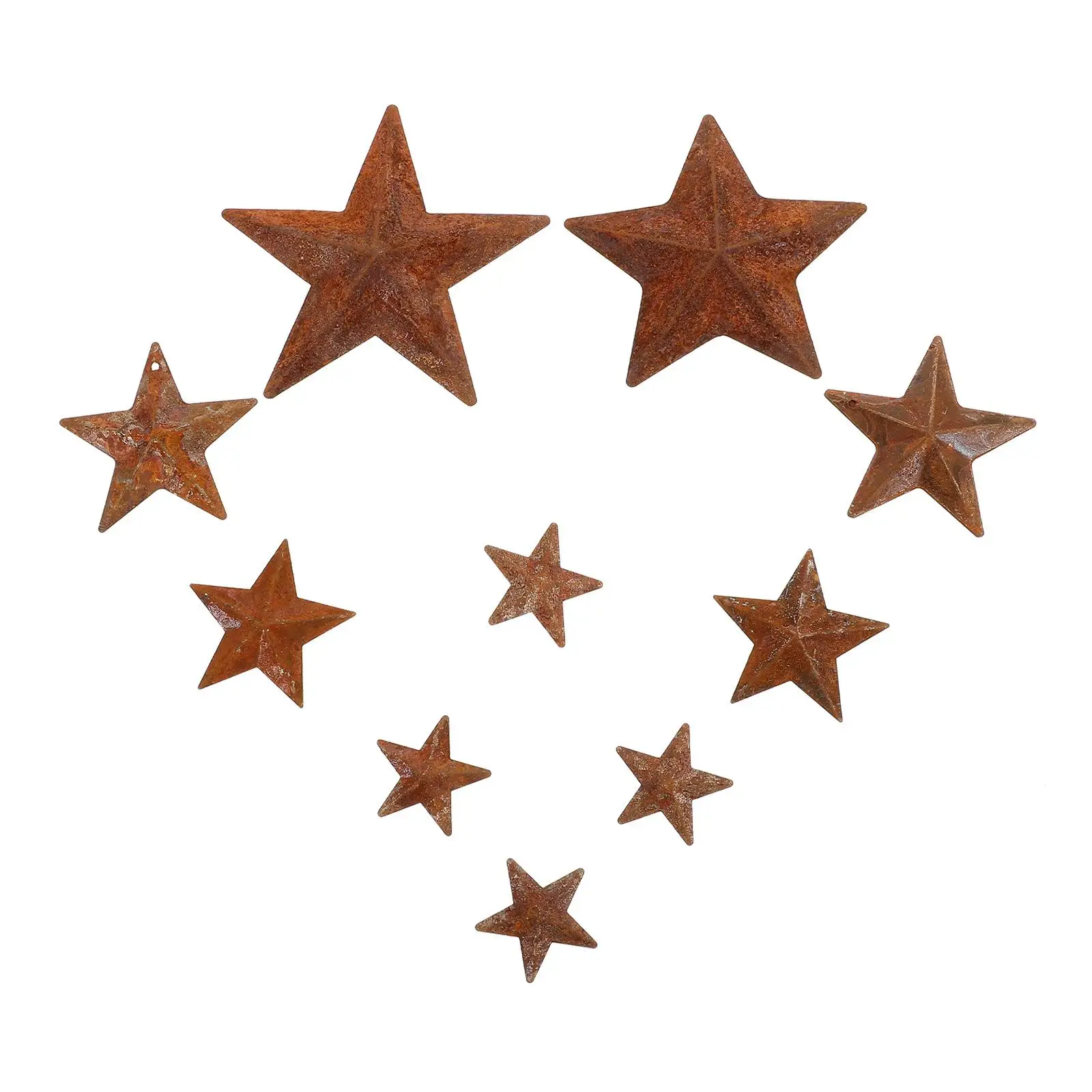 30 Pcs Pentagram Ornament Rusty Star Tree Pendant Vintage Ornaments Hanging Metal Stars Craft Decor Celebrity Party
30 Pcs Pentagram Ornament Rusty Star Tree Pendant Vintage Ornaments Hanging Metal Stars Craft Decor Celebrity Party
