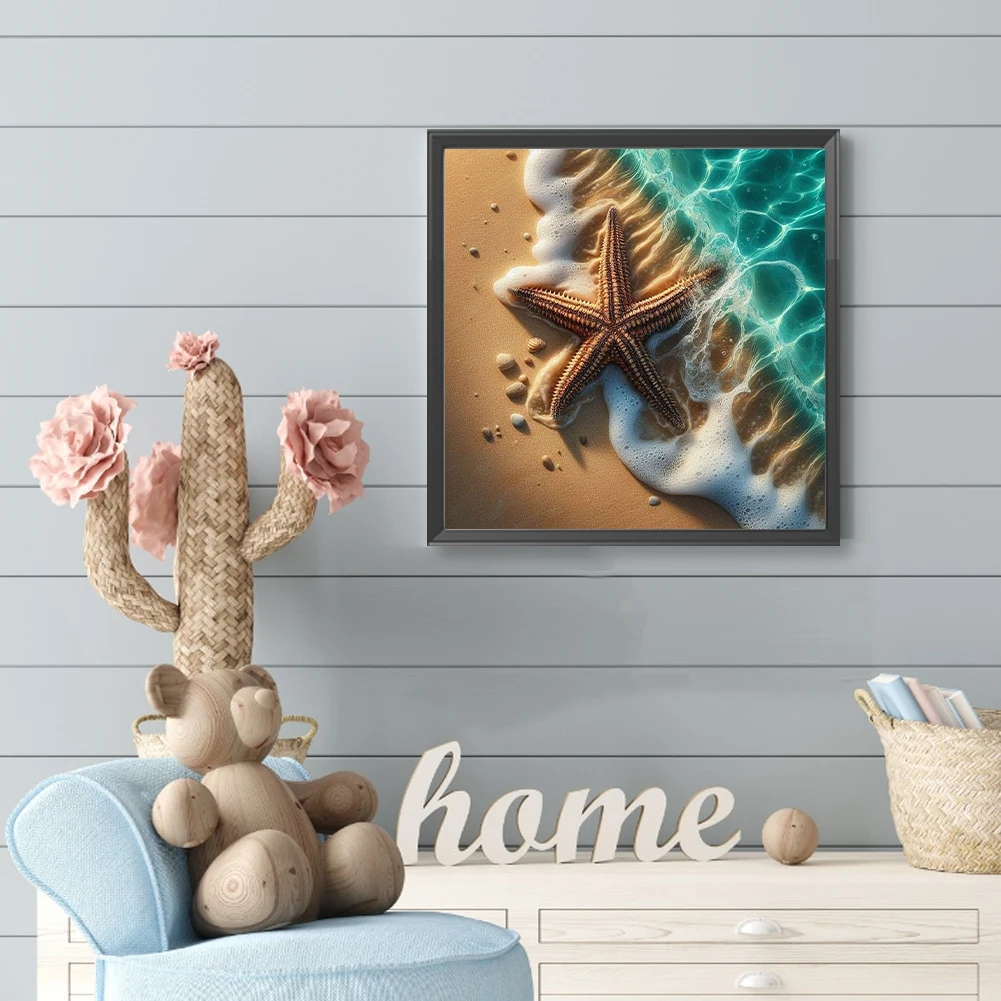 30x30cm Beach 5D DIY Full Drill Round Diamond Painting Kit for Home Wall Decor
30x30cm Beach 5D DIY Full Drill Round Diamond Painting Kit for Home Wall Decor