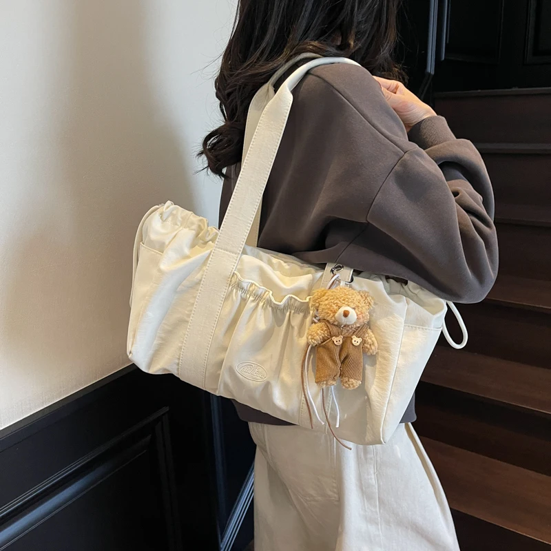 Высокоэстетичная фиолетовая холщовая сумка Taro, женская большая ручная сумка-тоут Capaci, мягкая складная повседневная сумка 
Высокоэстетичная фиолетовая холщовая сумка Taro, женская большая ручная сумка-тоут Capaci, мягкая складная повседневная сумка