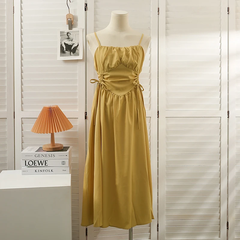 2023 Summer Backless Sling Dress Summer Woman Adjust Spaghetti Strap Short Dresses Beach Holiday Vestidos
2023 Summer Backless Sling Dress Summer Woman Adjust Spaghetti Strap Short Dresses Beach Holiday Vestidos