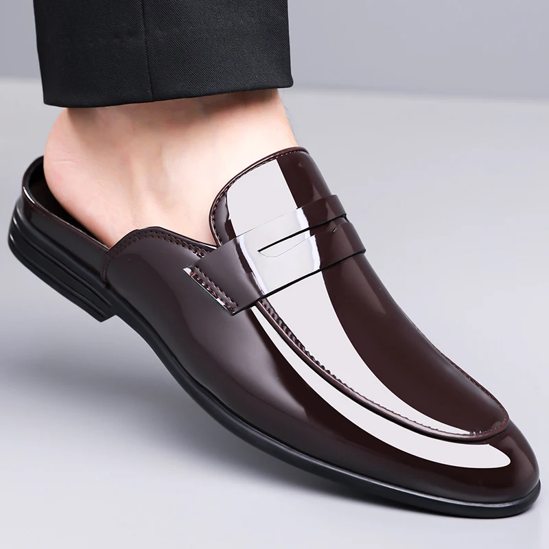 Summer and Spring Men's Leather Shoes Minimalist and high-quality casual style Fashion Street Comfortable daily shoes Black
Summer and Spring Men's Leather Shoes Minimalist and high-quality casual style Fashion Street Comfortable daily shoes Black