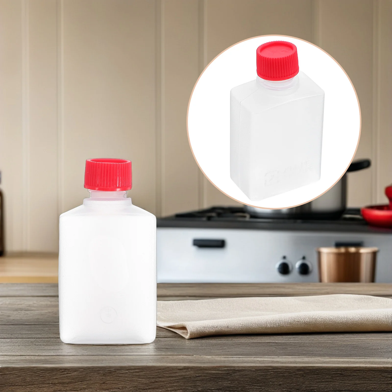 100Pcs Empty Seasoning Bottles Compact Condiment Dispenser Leakproof Travel Sauce Containers for Takeout Sushi Salad Dressing
100Pcs Empty Seasoning Bottles Compact Condiment Dispenser Leakproof Travel Sauce Containers for Takeout Sushi Salad Dressing