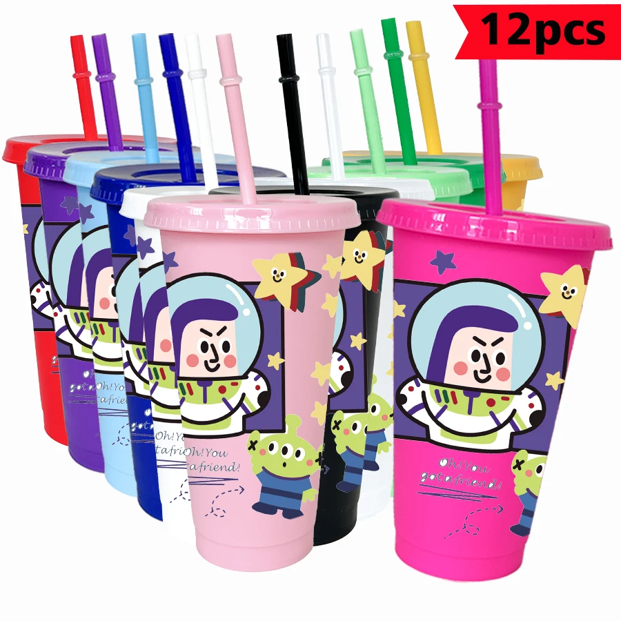 12Pcs/pack disney astronaut stars 26oz colorful plastic tumbler birthday party drinking utensils juice coffee cup
12Pcs/pack disney astronaut stars 26oz colorful plastic tumbler birthday party drinking utensils juice coffee cup