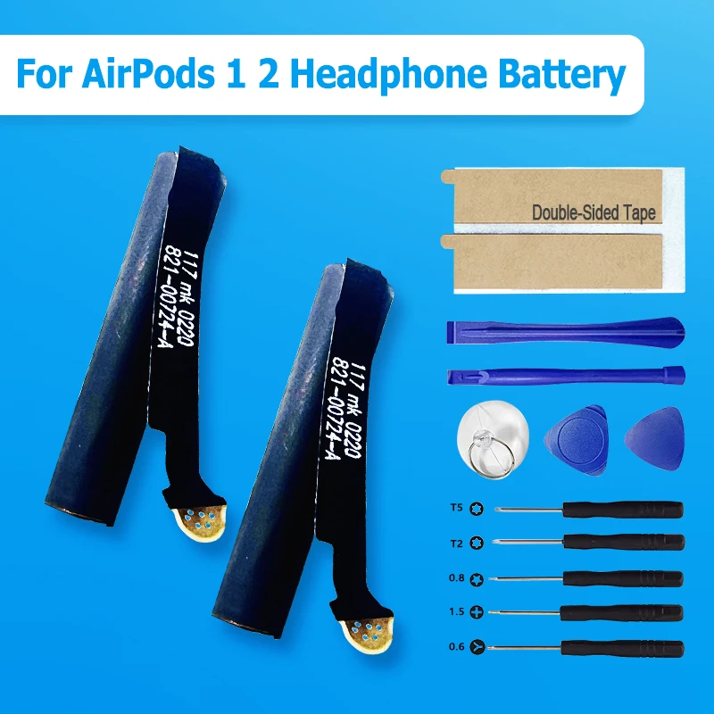 Совершенно новая батарея емкостью 25 мАч для Airpods 2nd 1st A1722 A2032 A2031 A1604 A1523 для AirPods 1 2, перезаряжаемая батарея для наушников
Совершенно новая батарея емкостью 25 мАч для Airpods 2nd 1st A1722 A2032 A2031 A1604 A1523 для AirPods 1 2, перезаряжаемая батарея для наушников