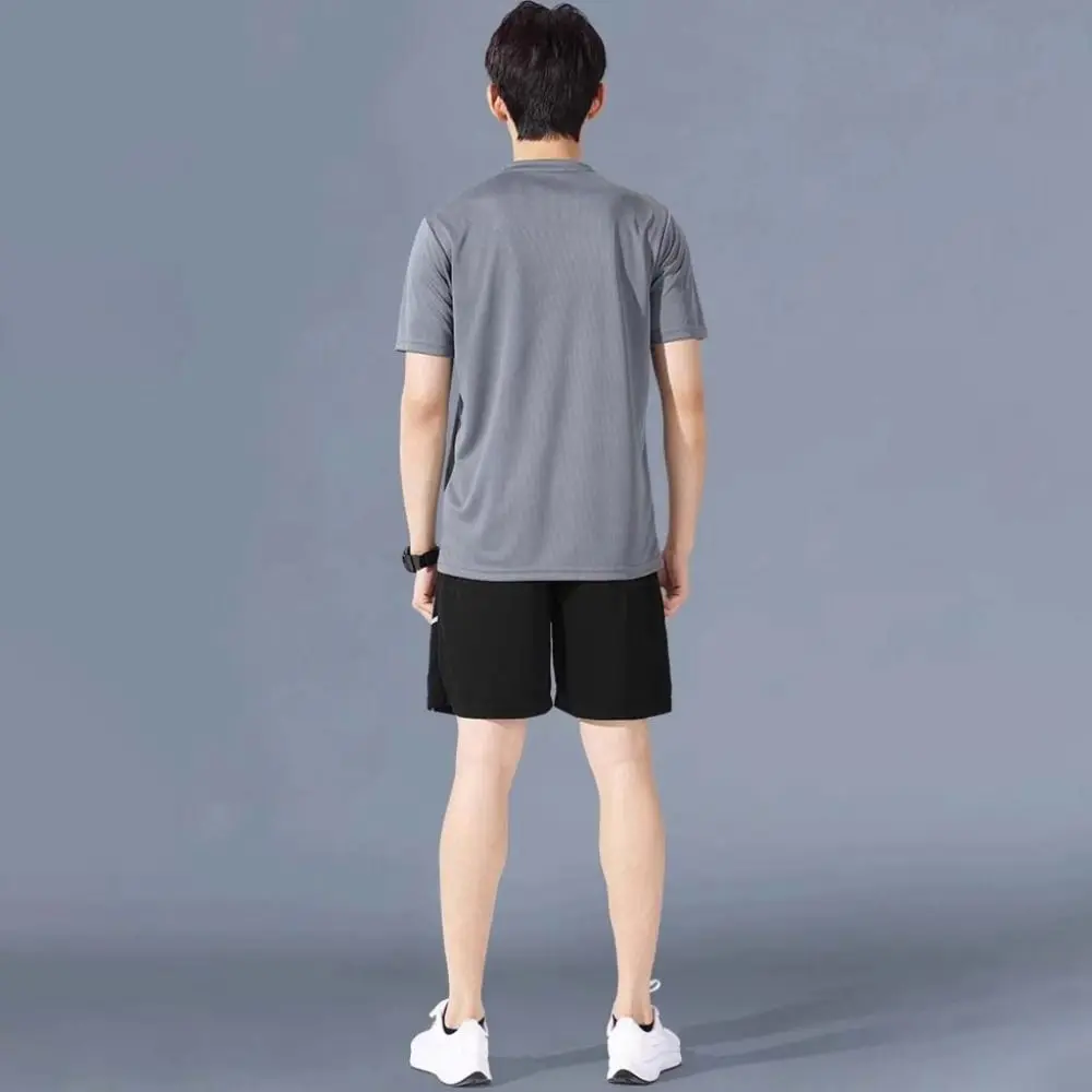 Stripe Short Sleeve T-shirt Sets Runnning Breathable Male Top Shorts Clothing Sportswear Quick Dry Sports Suit Men Cycling
Stripe Short Sleeve T-shirt Sets Runnning Breathable Male Top Shorts Clothing Sportswear Quick Dry Sports Suit Men Cycling