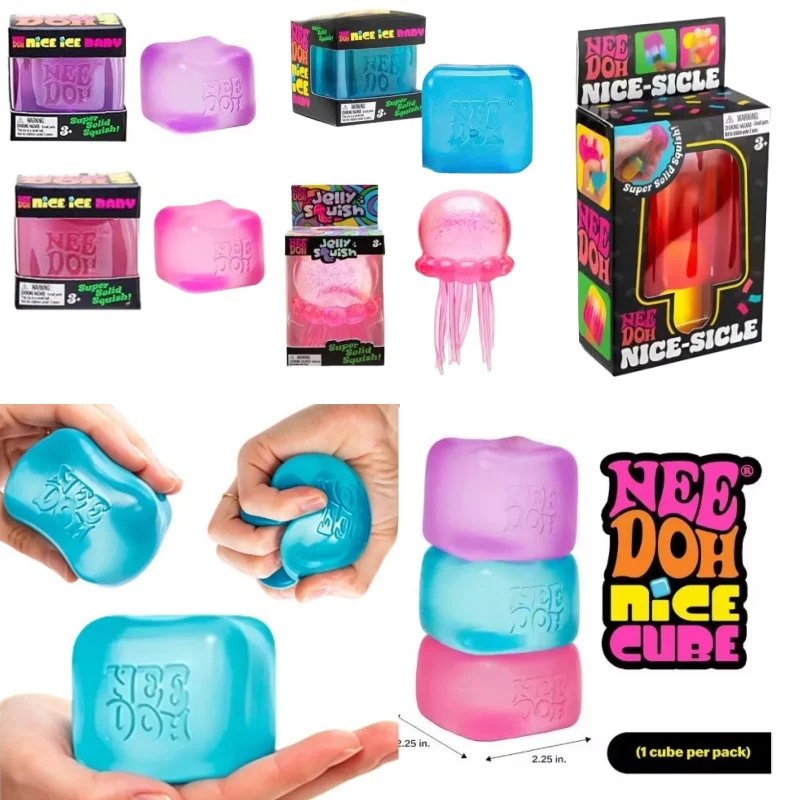 2026Trending Nee Doh Jellyfish & Cube Squish Toy, Soft Jelly Squeeze Stress Relief Fidget Toy, Sensory NeeDoh for Kids & Adults
2026Trending Nee Doh Jellyfish & Cube Squish Toy, Soft Jelly Squeeze Stress Relief Fidget Toy, Sensory NeeDoh for Kids & Adults