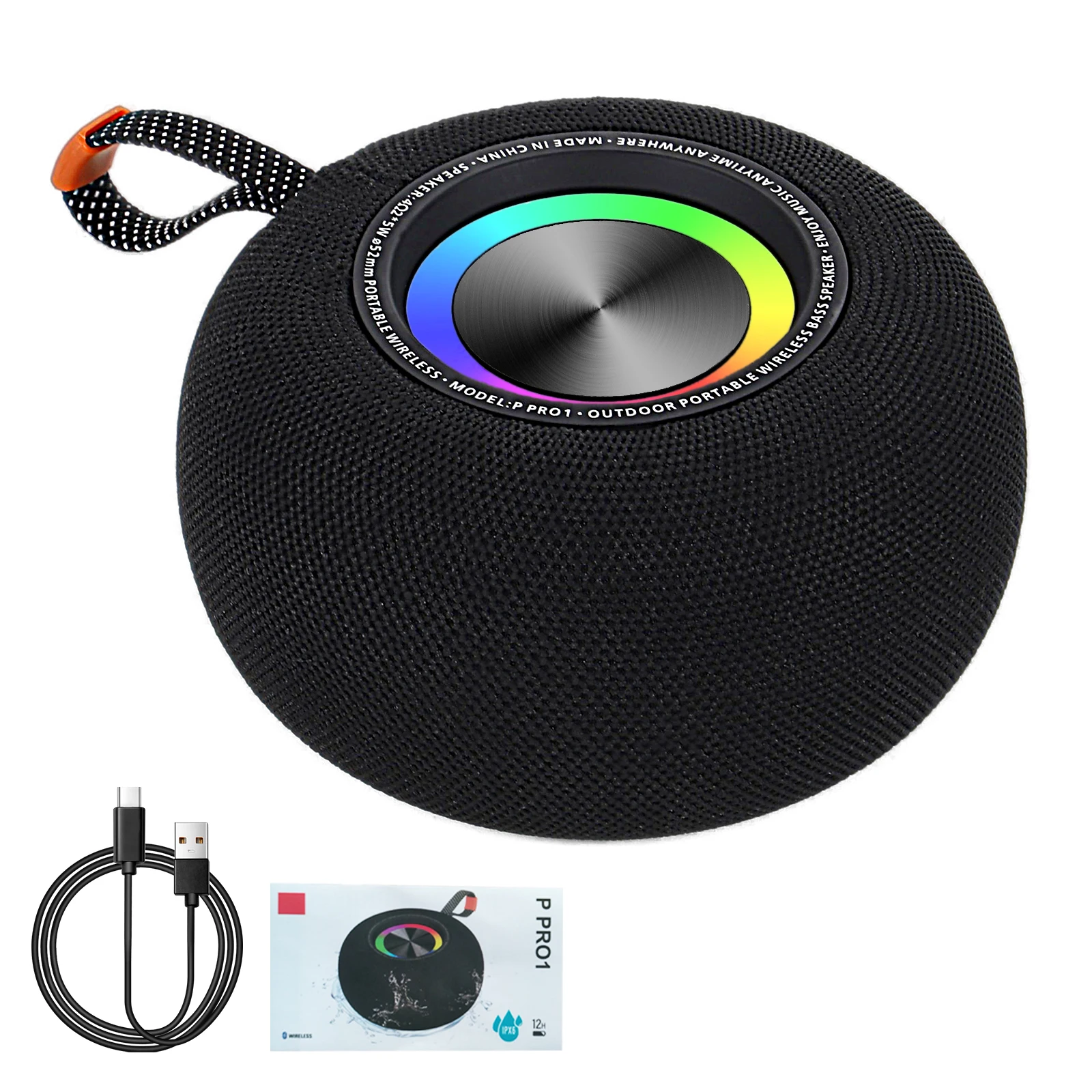 QUEED Portable Wireless Bluetooth Speaker PRO1 Mini Outdoor Bass Speaker with Handle Support TF Card
QUEED Portable Wireless Bluetooth Speaker PRO1 Mini Outdoor Bass Speaker with Handle Support TF Card