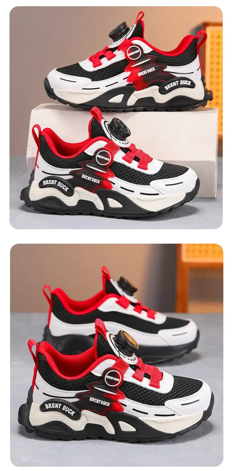 Children's Casual Shoes 2025 Autumn Collection Rotating Buckle Anti-slip Wear-resistant Sneakers for Boys Girl
Children's Casual Shoes 2025 Autumn Collection Rotating Buckle Anti-slip Wear-resistant Sneakers for Boys Girl