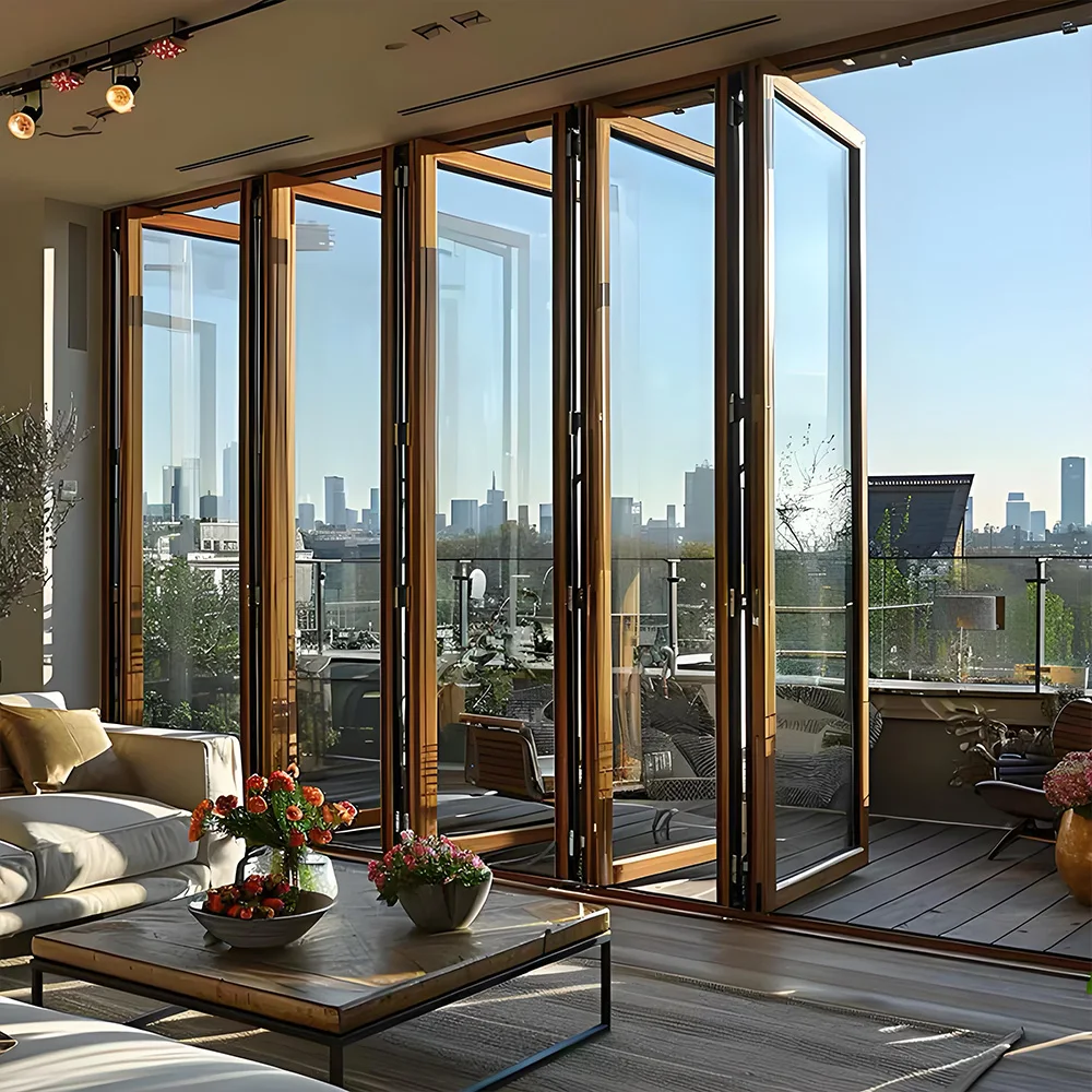 Sixinalu Folding Bi Fold Door Thermal Break Aluminum Profile Alloy Frame Sliding Accordion Door Double-glazed Home Decor Custom
Sixinalu Folding Bi Fold Door Thermal Break Aluminum Profile Alloy Frame Sliding Accordion Door Double-glazed Home Decor Custom