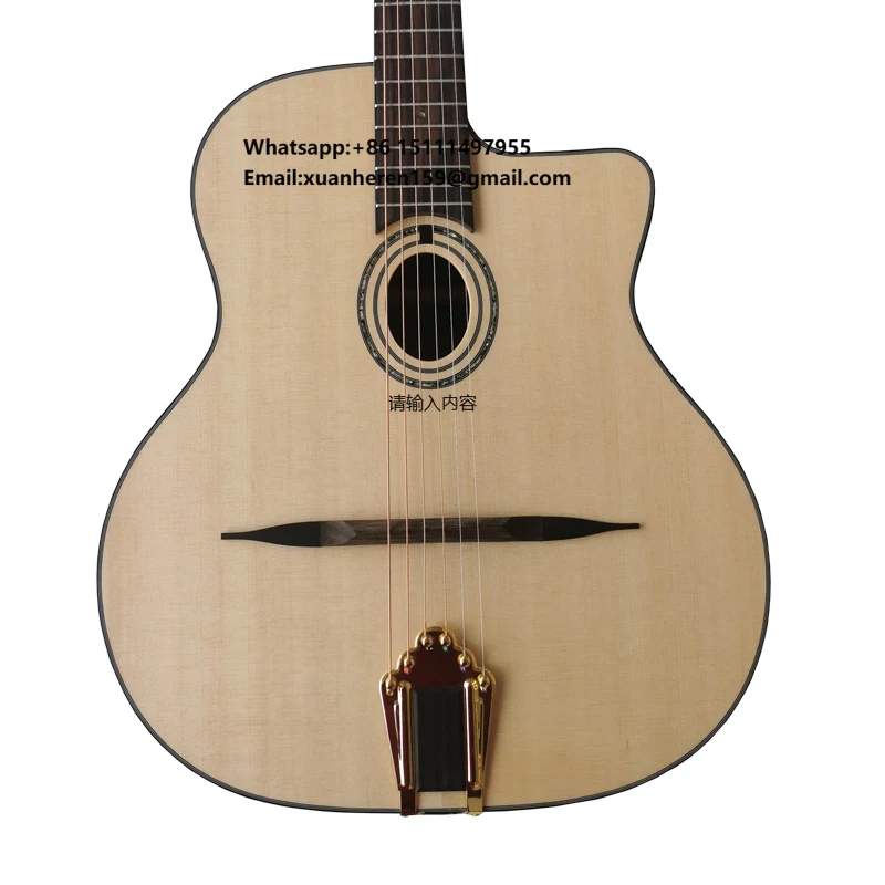 Custom Professional Grade China Made Aiersi Brand Handmade Jazz Gypsy Guitar Vintage Archtop Cutaway Acoustic String Instrument
Custom Professional Grade China Made Aiersi Brand Handmade Jazz Gypsy Guitar Vintage Archtop Cutaway Acoustic String Instrument