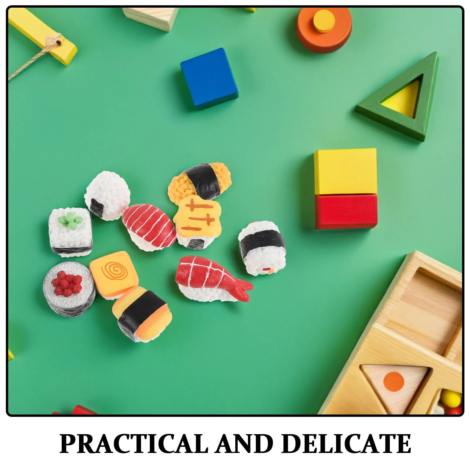 1Set Realistic Sushi Play Food Set Japanese Simulation Food Pretend Play Kitchen Fake Sushi Onigiri Sashimi Display
1Set Realistic Sushi Play Food Set Japanese Simulation Food Pretend Play Kitchen Fake Sushi Onigiri Sashimi Display