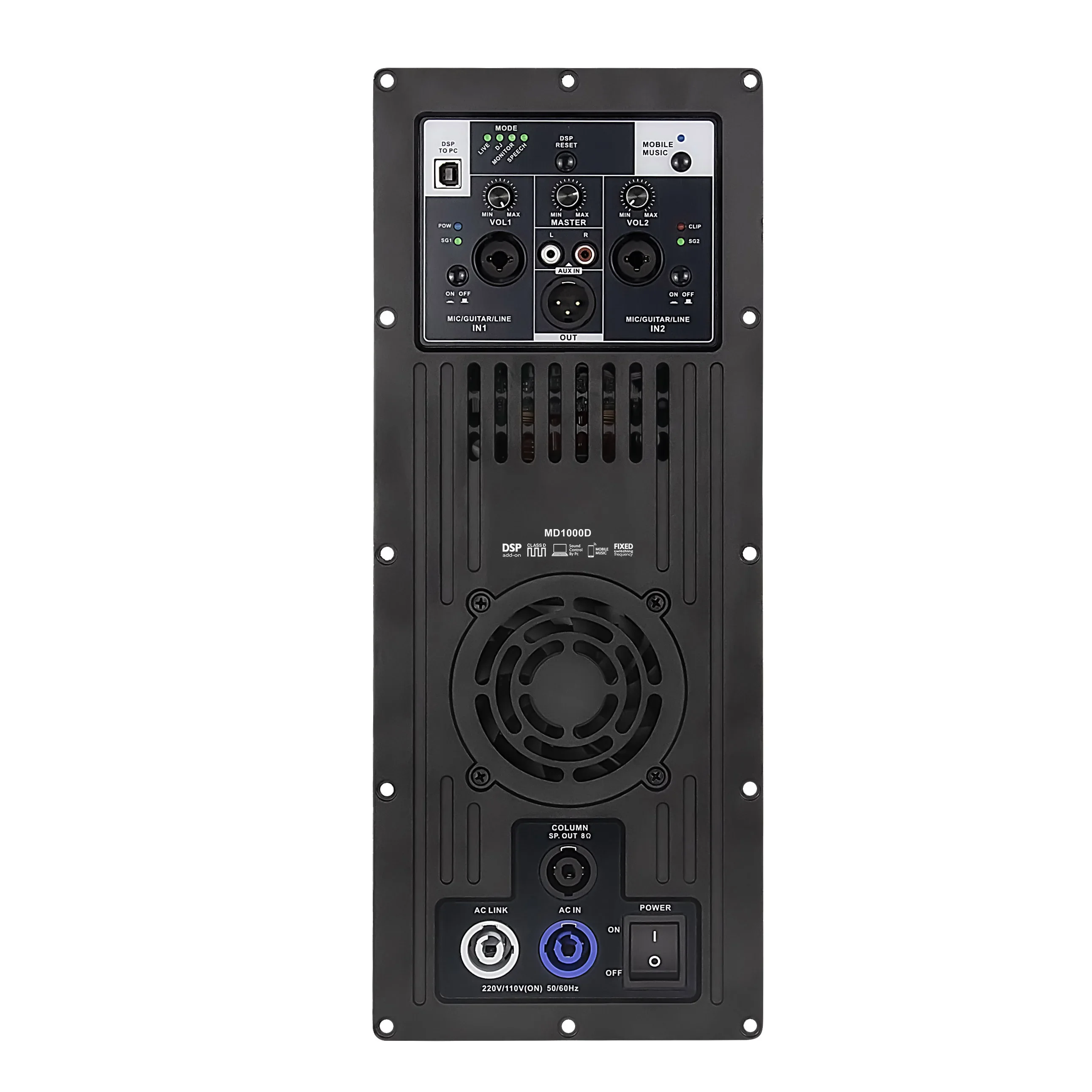 Wholesale 1000W Factory Power Amplifier Module Active Class D 1450W Subwoofer Board Professional Home Sound Audio
Wholesale 1000W Factory Power Amplifier Module Active Class D 1450W Subwoofer Board Professional Home Sound Audio